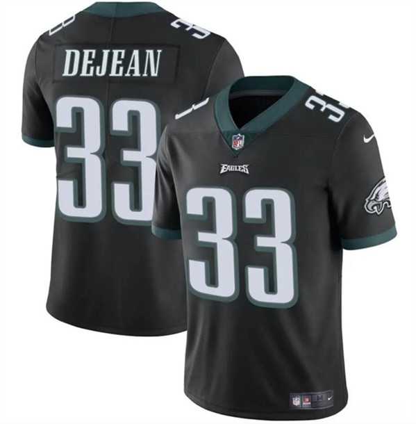 Men & Women & Youth Philadelphia Eagles #33 Cooper DeJean Black 2024 Draft Vapor Untouchable Limited Stitched Jersey->philadelphia eagles->NFL Jersey